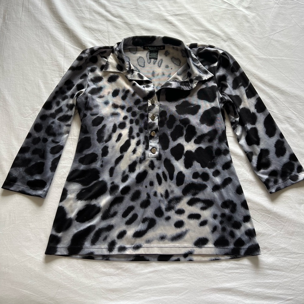 Mob wife Y2K top